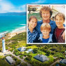 Two residential blocks were listed for sale under the lighthouse from children’s TV show Round the Twist.