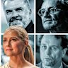 What to stream this week (clockwise from top left): Pernille; Ange & the Boss: Puskas in Australia; Bono: Stories of Surrender; Towards Zero; Mix Tape; and Rick and Morty.