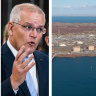 Scott Morrison green hydrogen LNG Pilbara carbon capture and storage index pic.