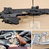 NSW Police seized a number of firearms as part of Strike Force Lamm. 