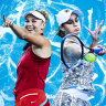 Lead image of Amanda Anisimova and Ashleigh Barty for Paul McNamee colu