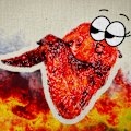 Chicken wings play a supporting role in Hot Ones.