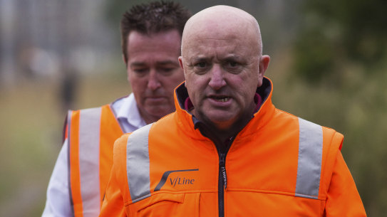 James Pinder has been suspended as CEO of V/Line during the IBAC investigation.