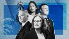 Clockwise from right: Anthony Miller, Leah Weckert, Kevin Gallagher and Shemara Wikramanayake.