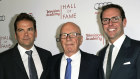 Rupert Murdoch and his sons, Lachlan and James Murdoch, attend the Television Academy Hall of Fame. 