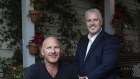 Leading Australian chef Matt Moran (seated) with Antony McNeil, Global Head of Singapore Airlines’ Food & Beverage, talk the future of airline food in Sydney at Moran’s Chiswick Restaurant. 