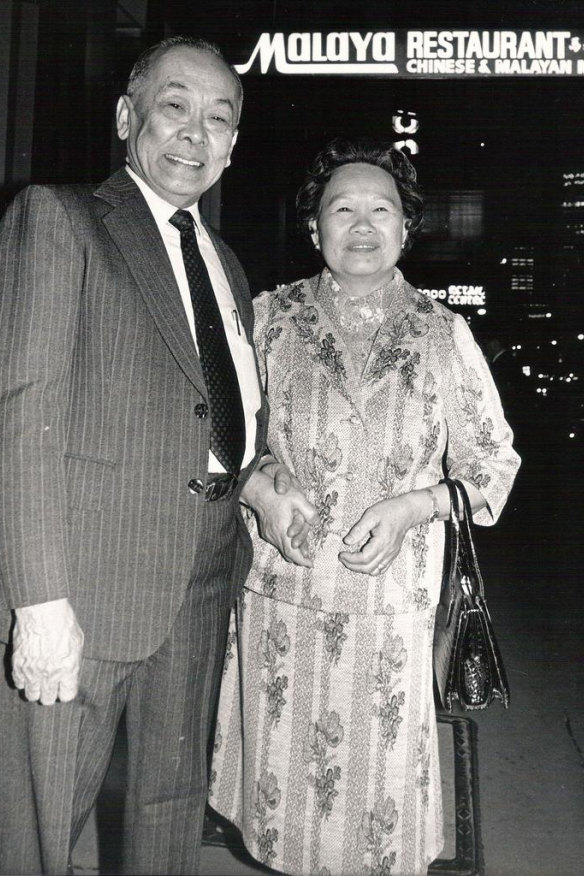 Wong Tai See and Mee Fong Wong in The Malaya’s early days.