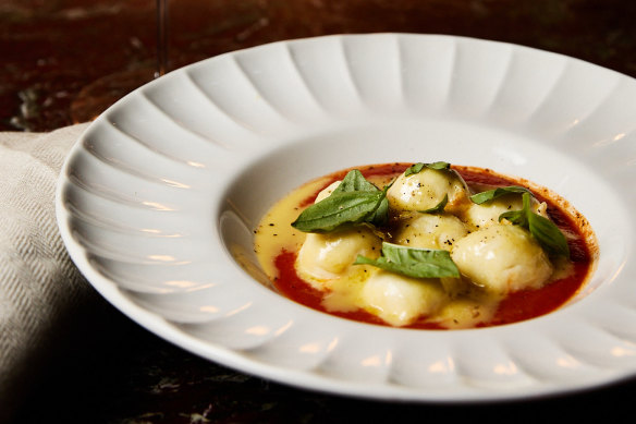 Gnocchi: basil perfumed the dish nicely and the subo was tasty.