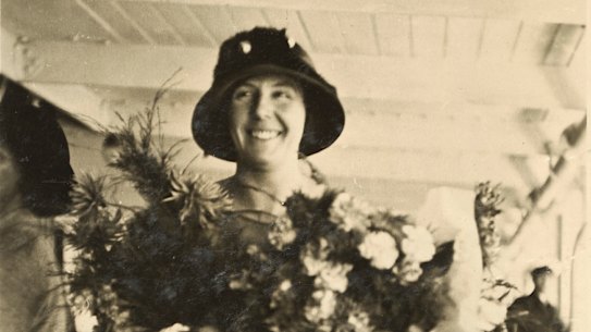 Kathleen Butler onboard SS Ormonde, 30 April 1924. Image courtesy 