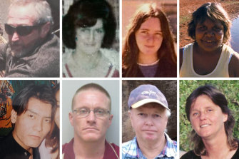 Faces of the 2022 National Missing Persons Week campaign.