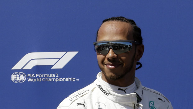 Lewis Hamilton qualified in pole position.