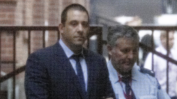 Ricardo Barbaro arrives at court on Tuesday.