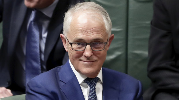 Malcolm Turnbull referred to Tony Abbott and Kevin Rudd as "miserable ghosts".