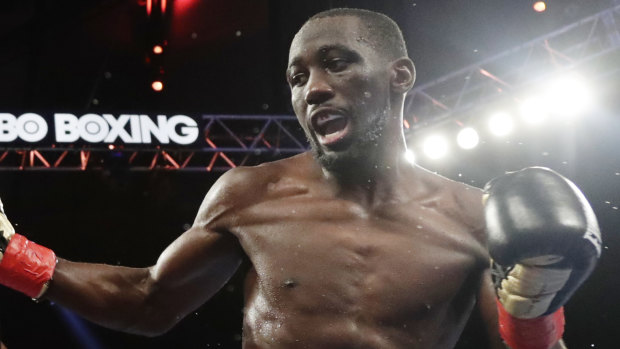 No time to talk: Terence Crawford.