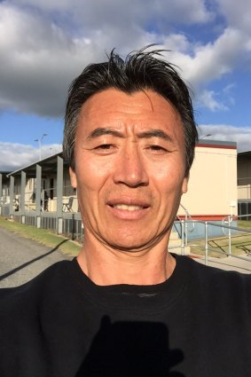 "Ta Sa Wong" pictured inside Yongah Hill detention centre in Western Australia, not long before his deportation in August 2019.