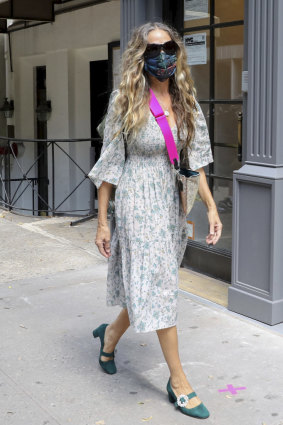 Actor Sarah Jessica Parker photographed in New York City this week.