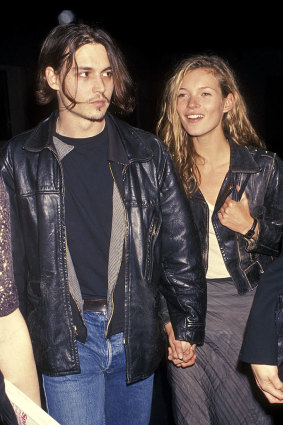 Depp and Moss publicly split in 1997.