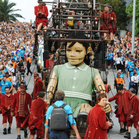 The Giants were a big art experience for Perth. 