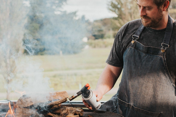 Timbre Kitchen chef Matt Adams uses leftover produce dropped to him by local farmers to create his menu.