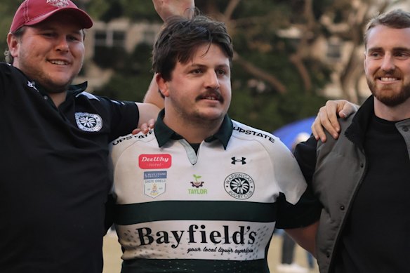 Warringah hooker Tom Gee has made a rapid rise to the Shute Shield grand final.