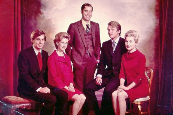 The Trump siblings: from left, Robert, Elizabeth, Fred jnr, Donald and Maryanne (photo undated).