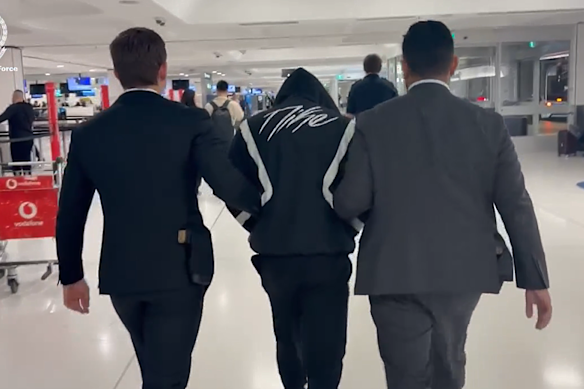 The man charged in connection with Ahio's death was arrested at Sydney Airport on Saturday.