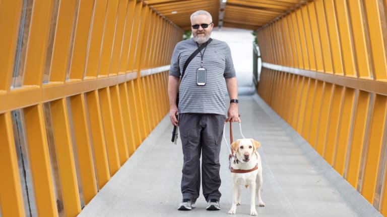 David Woodbridge. national assistive technology advisor for Vision Australia.