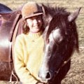 Julie Miller at age 13 at Teen Ranch.