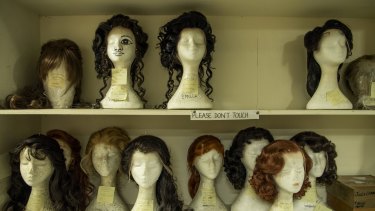 Opera Australia's wig storage room.
