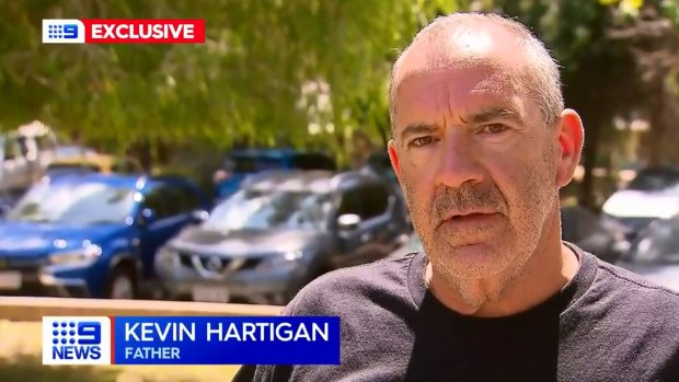 Kevin Hartigan has issued an emotional apology on behalf of his family after a young man was killed in a Mandurah boating tragedy in the early hours of Sunday morning.