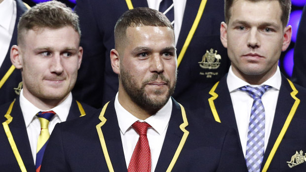 Lance Franklin was named All Australian captain this year.