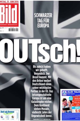 Bild is Germany’s biggest newspaper.