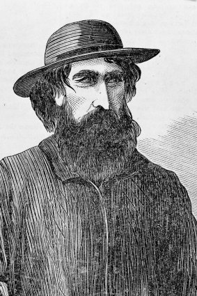 An engraving of Daniel 'Mad Dog' Morgan.