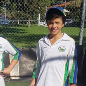 Sam Konstas during his junior days at Kingsgrove.