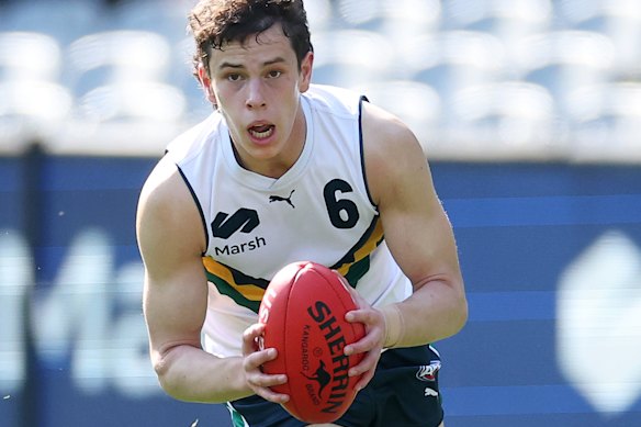 Grlj can impact the game as a midfielder or at half-back.