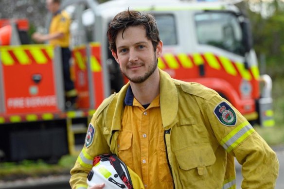 Rory Amon is a volunteer with the Rural Fire Service (RFS).