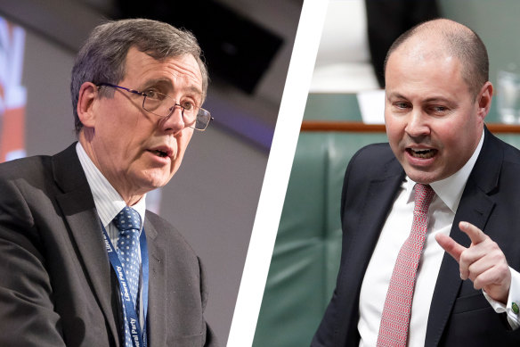 Victorian Liberal Party president Robert Clark denies orchestrating leaks against Treasurer Josh Frydenberg.