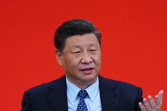 Opting for a message of unity: Chinese President Xi Jinping.