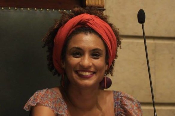 Assassinated: Rio city councillor Marielle Franco in a photo from her official Facebook page.