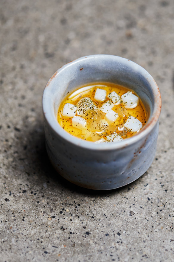 Silky, sweetly nutty chawanmushi.