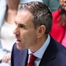Treasurer Jim Chalmers reads the bill into the House of Representatives on Thursday morning.