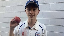 The 17-year-old was at cricket training when a ball struck him on the neck.