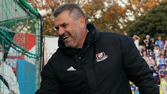 New man: Ange Postecoglou is enjoying his time as a coach in the J.League.