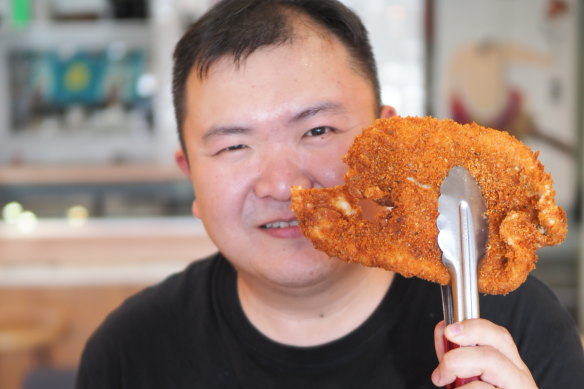 Sean Hong is a tonkatsu chef with a fine dining background.