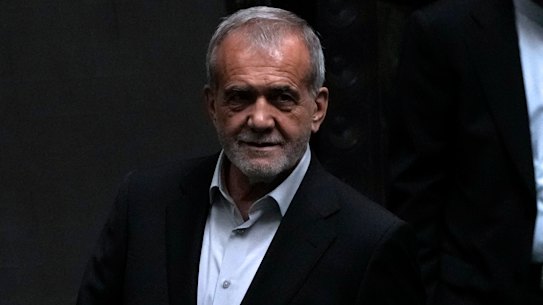 Newly-elected President Masoud Pezeshkian.