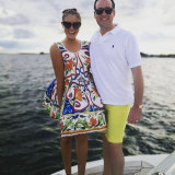 Juliet Schiff and her estranged husband Denham.