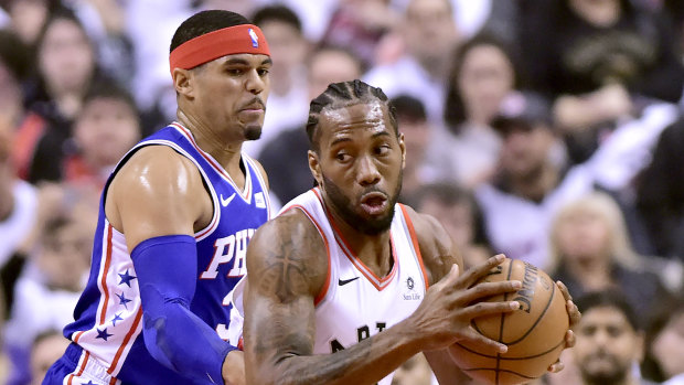 Kawhi Leonard was the star in game one for the Raptors.