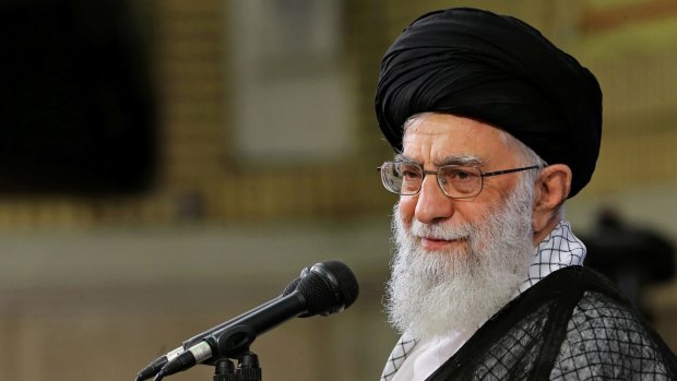 Iran's Supreme Leader Ayatollah Ali Khamenei. 