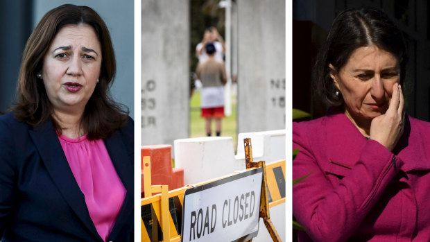 Queensland Premier Annastacia Palaszczuk and NSW Premier Gladys Berejiklian have been in a war of words over border closures.