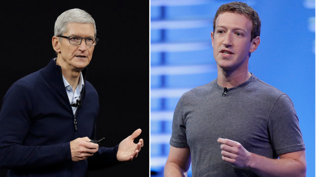 The smouldering feud between Facebook and Apple is erupting